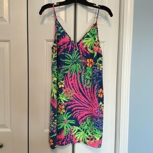 EUC Lilly Pulitzer silk strap dress size small
